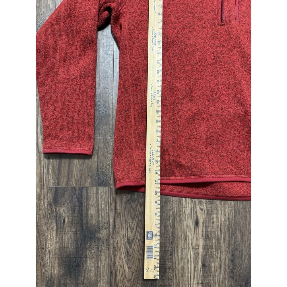 Patagonia Better Sweater 1/4 Quarter Zip Fleece Pullover Men's Size Large Red - Picture 4 of 7